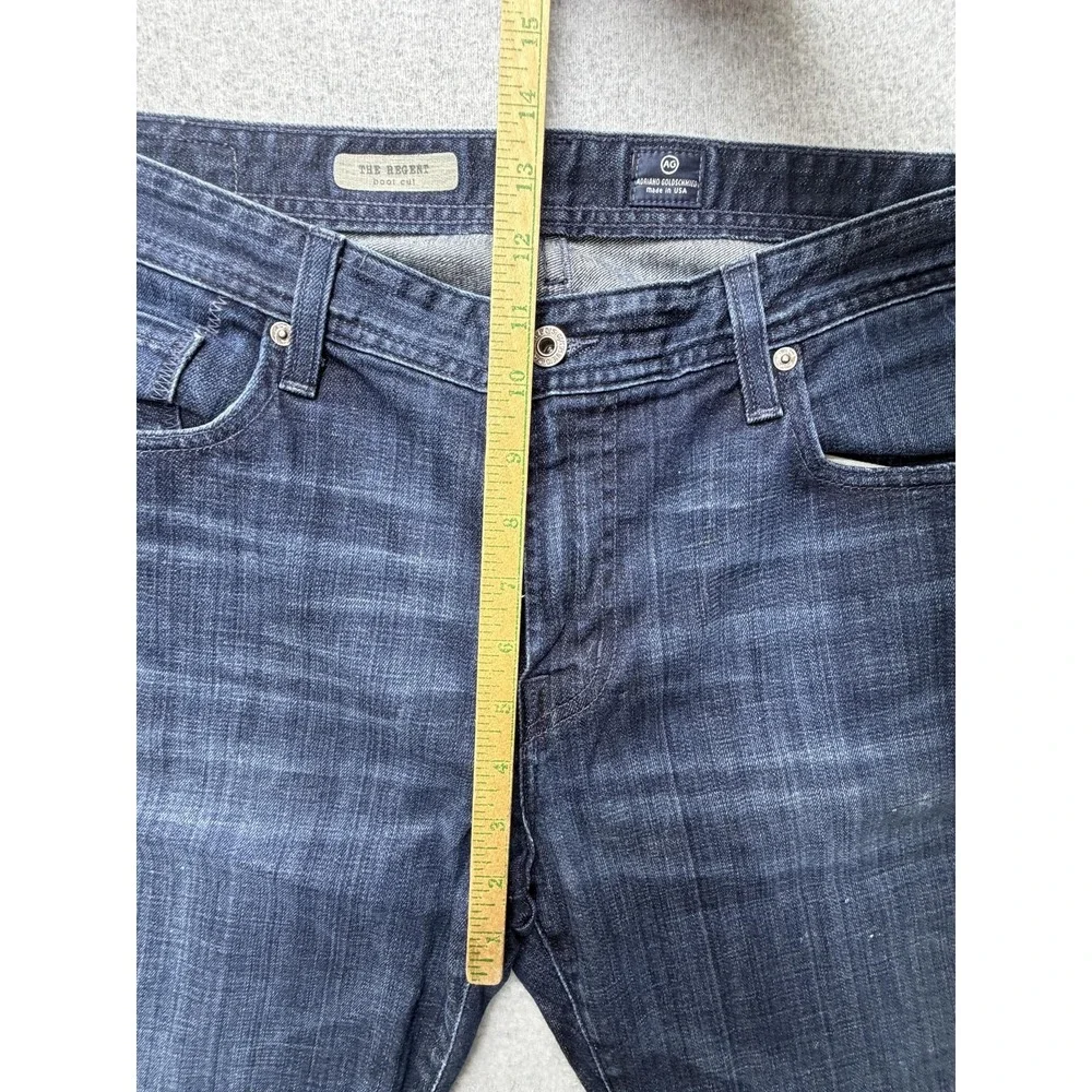 AG Adriano Goldschmied The Regent Jeans Mens 36x34 Blue Dark Wash‎ Bootcut Denim